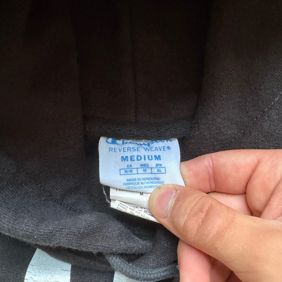 Vintage Champion Reserve Weave Hoodie Big Special Logo 90S - Picture 7 of 7